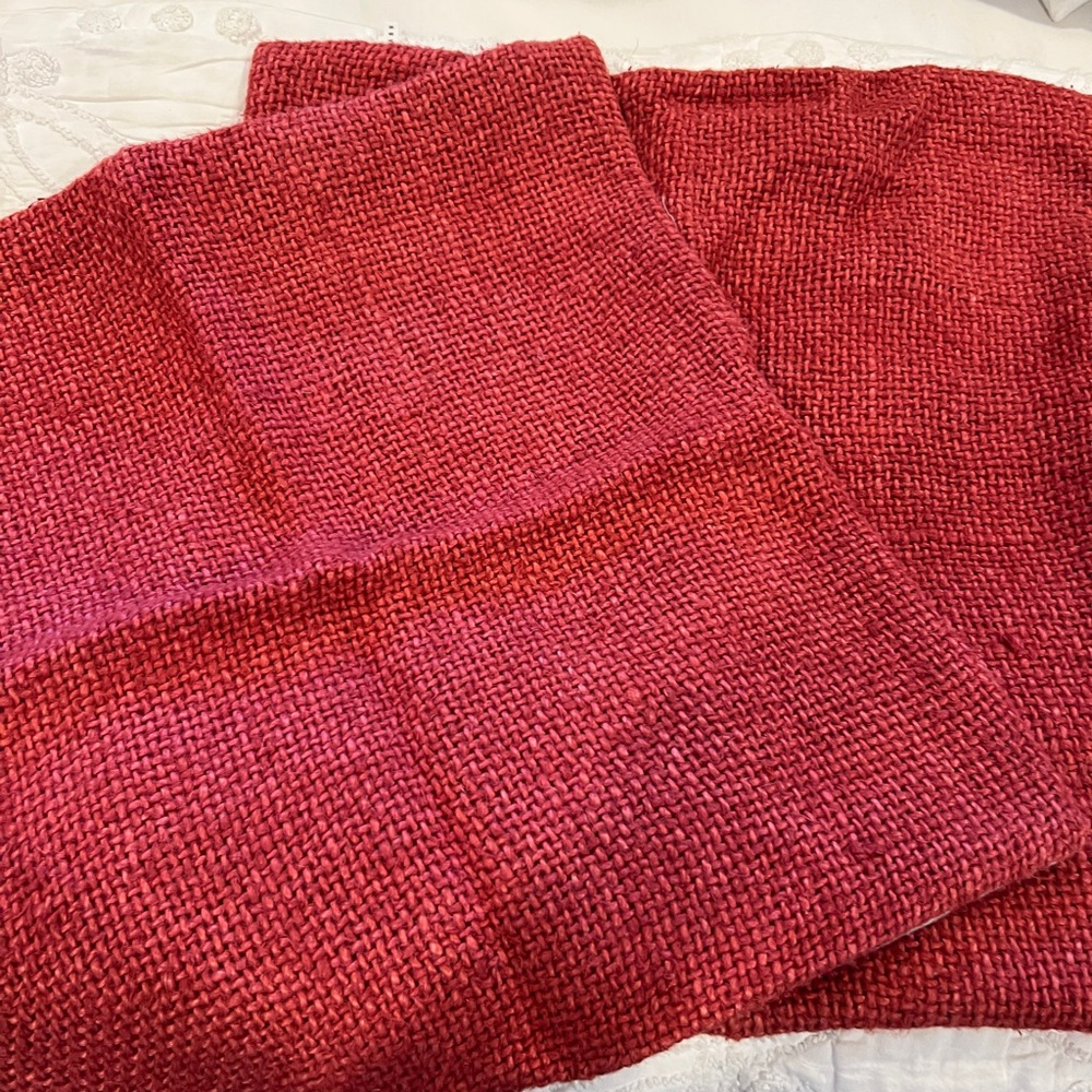 Pottery Barn Red Accent Pillow